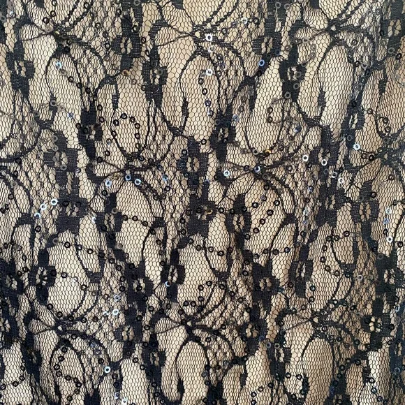 Black lace sequin top - Picture 5 of 5